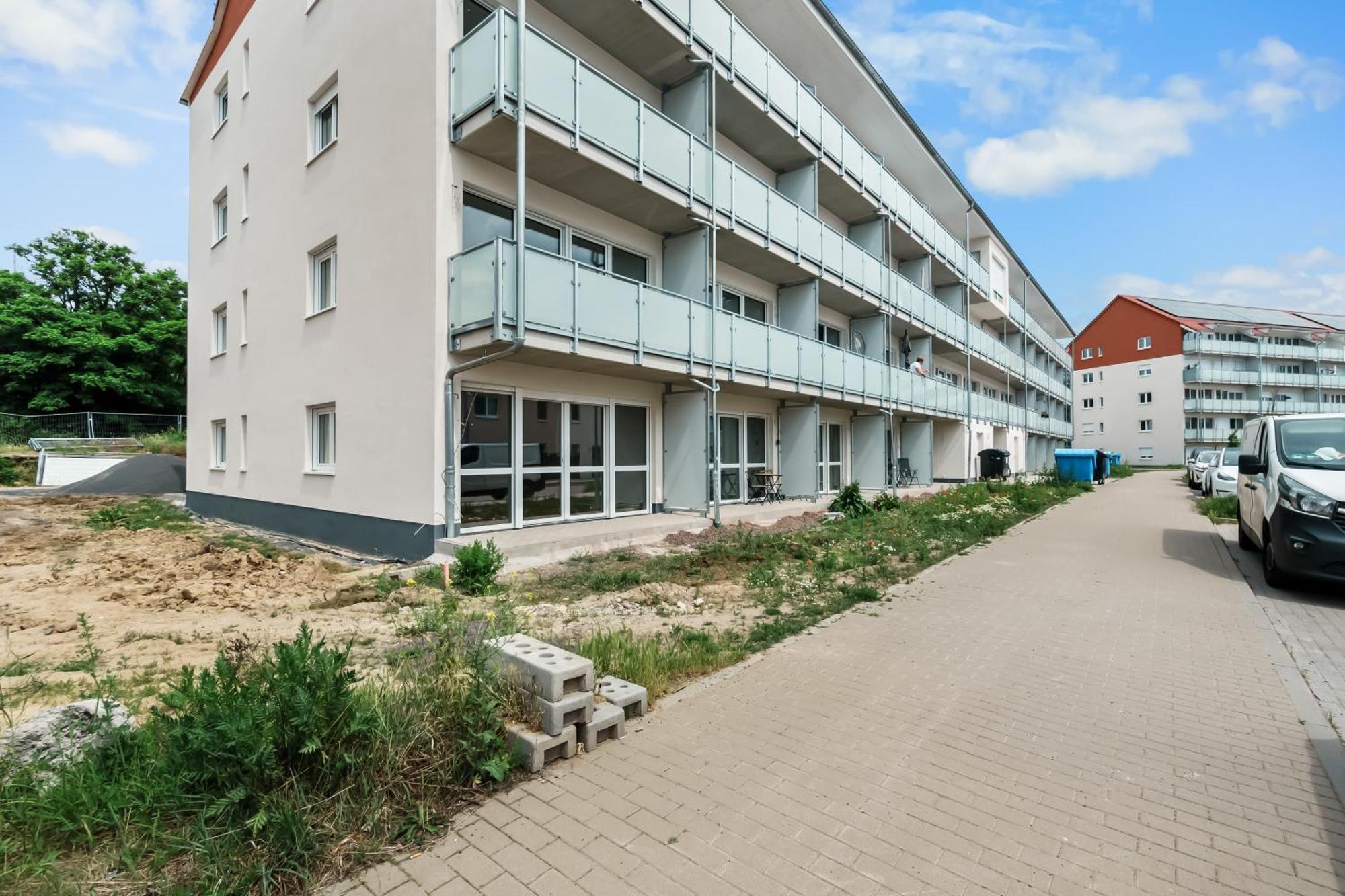 Design Luxus, Vollausstattung, Neubau, 30Min Hbf Leipzig 8, Naehe Flughfaen, Bmw, Dhl, Amazon Apartment Schkeuditz Exterior photo